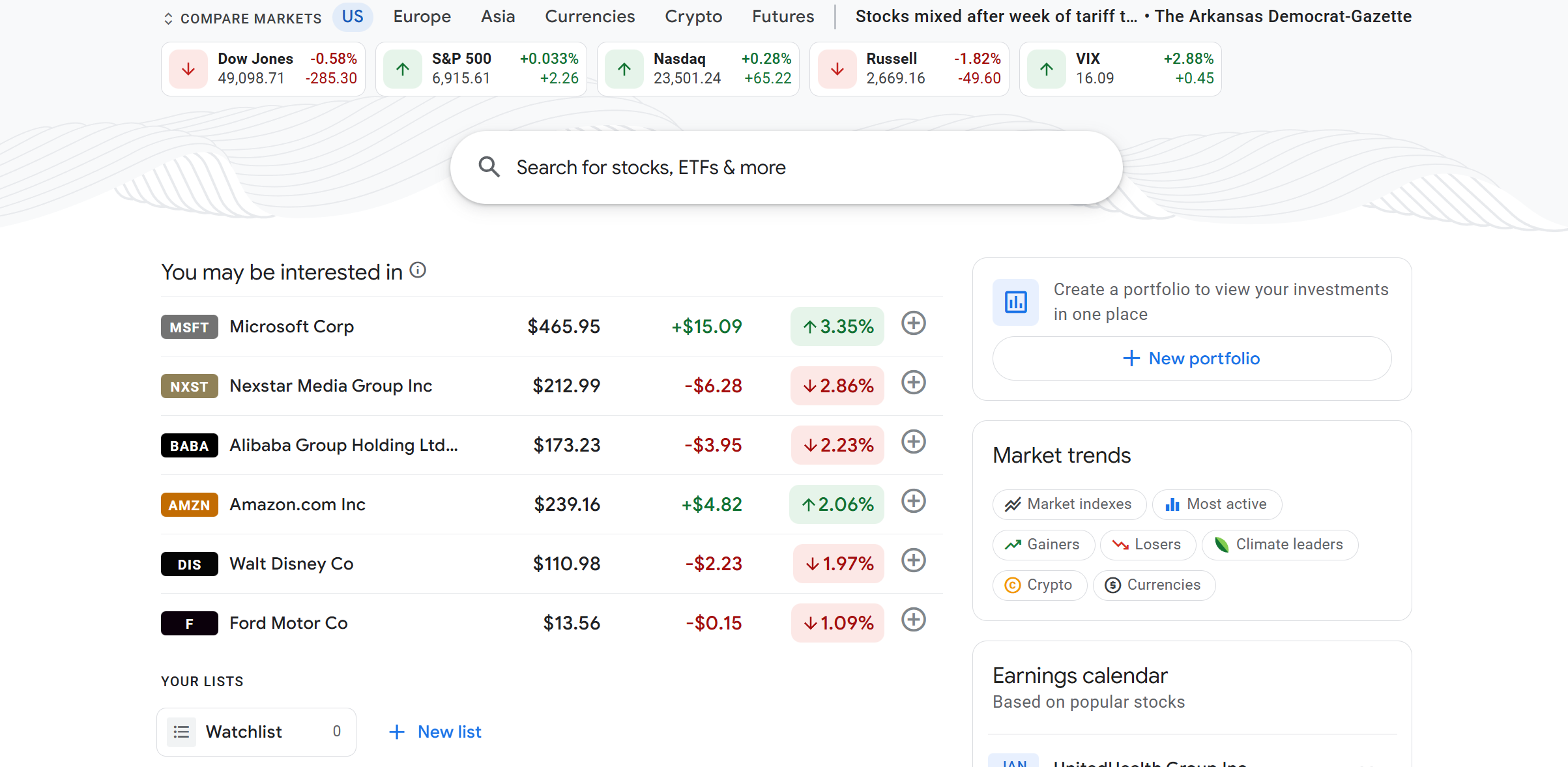 Google Finance